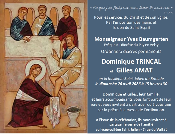Retour en photos sur les ordinations diaconales